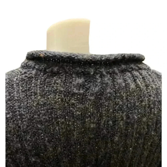 Historia Vintage Wool Blend V  Neck Ribbed Sweater Size Small - Picture 7 of 10